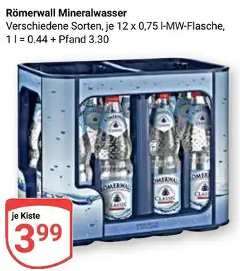Globus Römerwall Mineralwasser Angebot