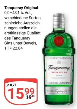 Globus Tanqueray Origina Angebot