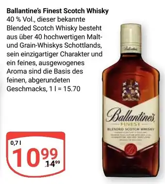 Globus Ballantine's Finest Scotch Whisky Angebot