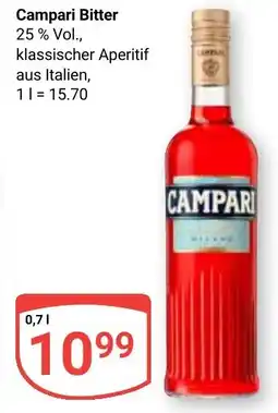 Globus Campari Bitter Angebot