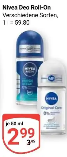 Globus Nivea Deo Roll-On Angebot