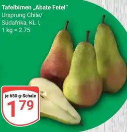 Globus Tafelbirnen „Abate Fetel Angebot