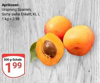 Globus Aprikosen Angebot