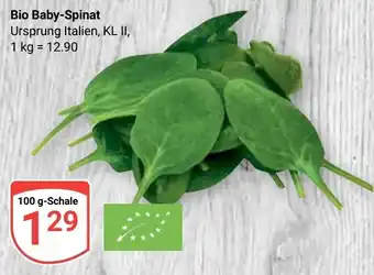 Globus Bio Baby-Spinat Angebot