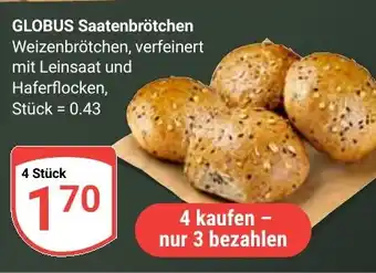 Globus GLOBUS Saatenbrötchen Angebot