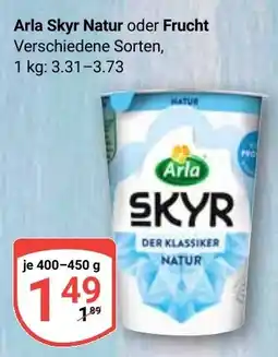 Globus Arla Skyr Natur oder Frucht Angebot