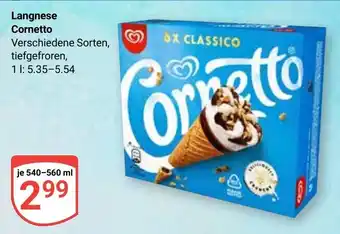 Globus Langnese Cornetto Angebot