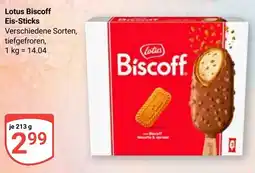 Globus Lotus Biscoff Eis-Sticks Angebot