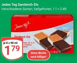 Globus Jeden Tag Sandwich-Eis Angebot