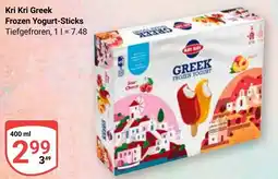 Globus Kri Kri Greek Frozen Yogurt-Sticks Angebot