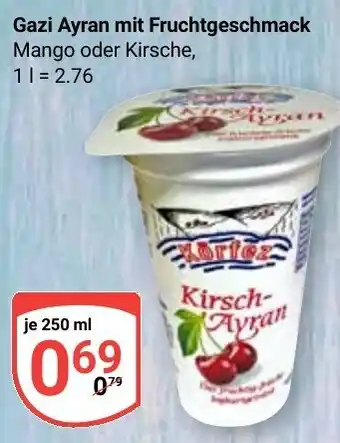 Globus Gazi Ayran mit Fruchtgeschmack Angebot