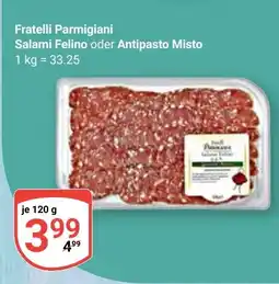 Globus Fratelli Parmigiani Salami Felino oder Antipasto Misto Angebot