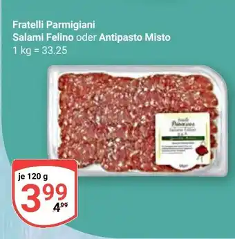 Globus Fratelli Parmigiani Salami Felino oder Antipasto Misto Angebot