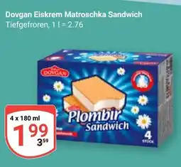 Globus Dovgan Eiskrem Matroschka Sandwich Angebot