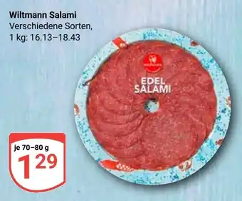 Globus Wiltmann Salami Angebot