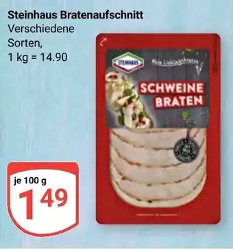 Globus Steinhaus Bratenaufschnitt Angebot