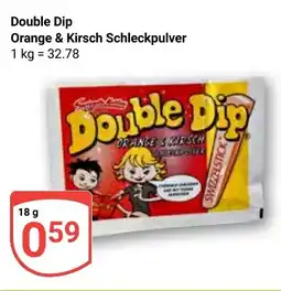 Globus Double Dip Orange & Kirsch Schleckpulver Angebot