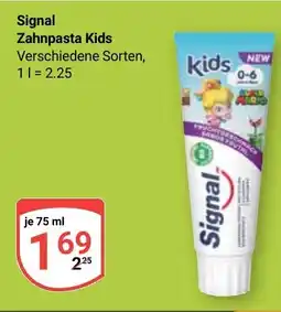 Globus Signal Zahnpasta Kids Angebot