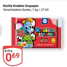 Globus Küchle Knabber Esspapier Angebot