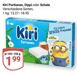 Globus Kiri Portionen, Dippi oder Schale Angebot