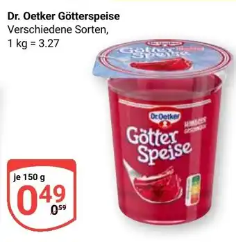 Globus Dr. Oetker Götterspeise Angebot