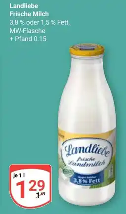 Globus Landliebe Frische Milch Angebot