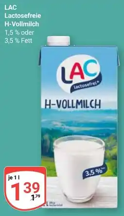 Globus LAC Lactosefreie H-Vollmilch Angebot