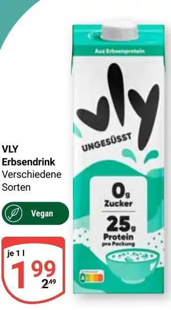Globus VLY Erbsendrink Angebot