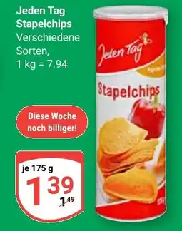 Globus Jeden Tag Stapelchips Angebot