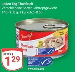 Globus Jeden Tag Thunfisch Angebot