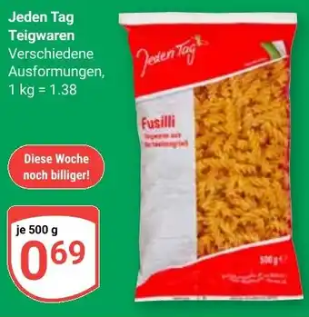 Globus Jeden Tag Teigwaren Angebot