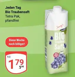 Globus Jeden Tag Bio Traubensaft Angebot