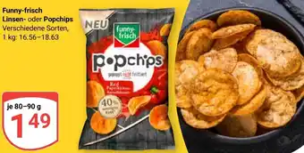 Globus Funny-frisch Linsen- oder Popchips Angebot