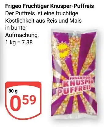 Globus Frigeo Fruchtiger Knusper-Puffreis Angebot
