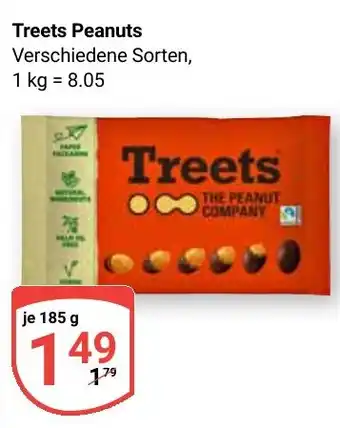 Globus Treets Peanuts Angebot