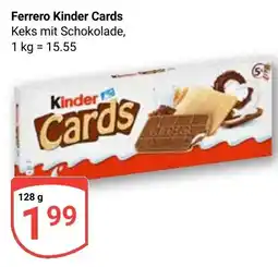 Globus Ferrero Kinder Cards Angebot