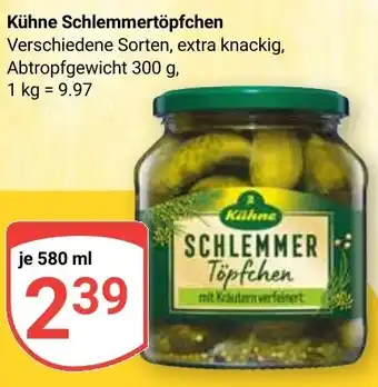 Globus Kühne Schlemmertöpfchen Angebot