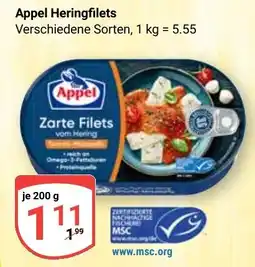 Globus Appel Heringfilets Angebot