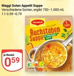 Globus Maggi Guten Appetit Suppe Angebot