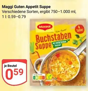 Globus Maggi Guten Appetit Suppe Angebot