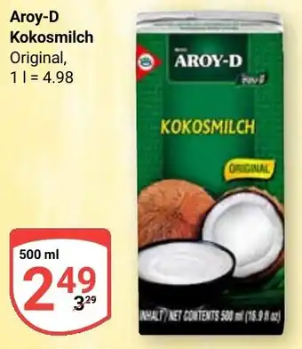 Globus Aroy-D Kokosmilch Angebot