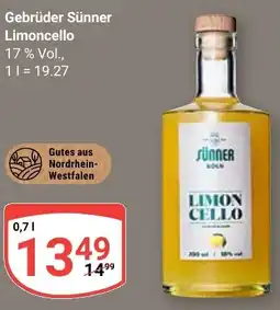 Globus Gebrüder Sünner Limoncello Angebot