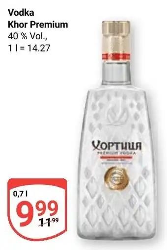 Globus Vodka Khor Premium Angebot