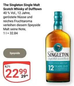 Globus The Singleton Single Malt Scotch Whisky of Dufftown Angebot