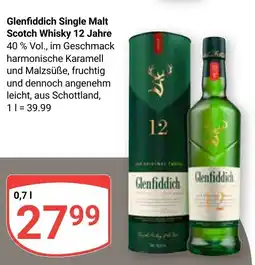 Globus Glenfiddich Single Malt Scotch Whisky 12 Jahre Angebot