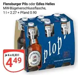 Globus Flensburger Pils oder Edles Helles Angebot