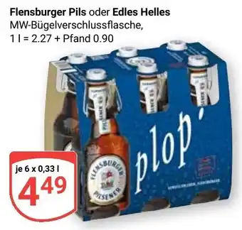 Globus Flensburger Pils oder Edles Helles Angebot