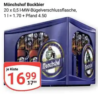 Globus Mönchshof Bockbier Angebot