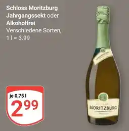 Globus Schloss Moritzburg Jahrgangssekt oder Alkoholfrei Angebot