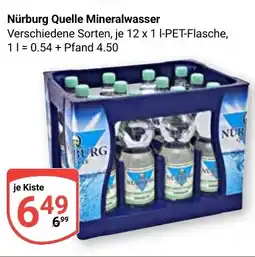 Globus Nürburg Quelle Mineralwasser Angebot